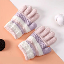 Load image into Gallery viewer, Kids Knitted Winter Gloves for Boys and Girls