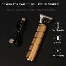 Load image into Gallery viewer, Professional Hair Clippers for men gold Set | Gold Hair Clippers Cordless
