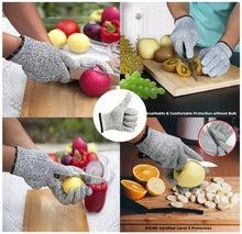 Load image into Gallery viewer, Chef's Stainless Steel Anti-Cut Safety Gloves