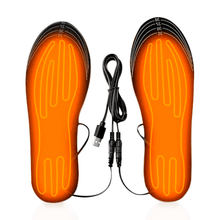 Load image into Gallery viewer, Rechargeable Heated Insoles with Dual Heating Zones and Adjustable Thermostat, Trim to Fit