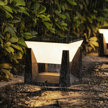 Load image into Gallery viewer, Outdoor Solar Post Light Modern LED Fence and Deck Cap Lamp