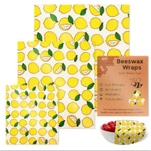 Load image into Gallery viewer, Reusable Bees Wax Food Sandwich Wrap 3PCS