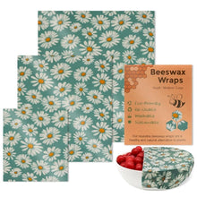 Load image into Gallery viewer, Reusable Bees Wax Food Sandwich Wrap 3PCS