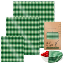 Load image into Gallery viewer, Reusable Bees Wax Food Sandwich Wrap 3PCS