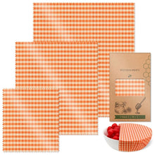 Load image into Gallery viewer, Reusable Bees Wax Food Sandwich Wrap 3PCS