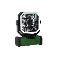Load image into Gallery viewer, Rechargeable Camping Fan with 20000mAh Battery, 4 Speeds and LED Lantern