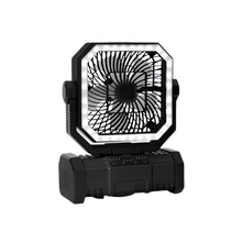 Load image into Gallery viewer, Rechargeable Camping Fan with 20000mAh Battery, 4 Speeds and LED Lantern
