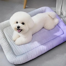Load image into Gallery viewer, Ice Silk Cooling Pet Bed for Dogs & Cats – Summer Comfort Nest