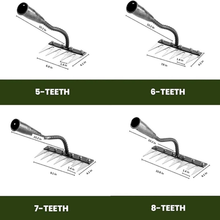 Load image into Gallery viewer, Iron Weeding Rake – Precision Carbon Steel Garden Tool