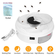 Load image into Gallery viewer, Silent Rotating Fly Trap with Natural Attractants for Indoor and Outdoor Use