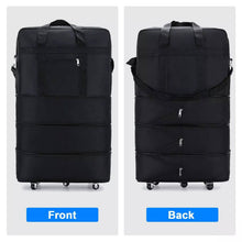 Load image into Gallery viewer, 42 Inch Rolling Duffle Bag with Five Rotating Wheels and Three Tier Expansion
