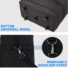 Load image into Gallery viewer, 42 Inch Rolling Duffle Bag with Five Rotating Wheels and Three Tier Expansion