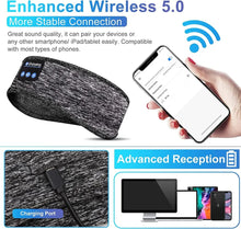 Load image into Gallery viewer, 2-in-1 Wireless Sleeping Headphones, Sports Headband, for Sleeping, Workout, Jogging, Insomnia