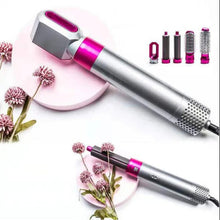 Load image into Gallery viewer, 5-in-1 hair dryer with brush and curling iron