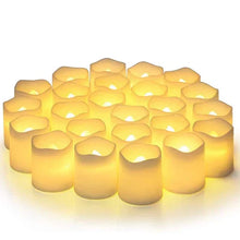 Load image into Gallery viewer, Set of 24 LED Flameless Candles - GlowFlicker-Nora Luxe