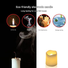 Load image into Gallery viewer, Set of 24 LED Flameless Candles - GlowFlicker-Nora Luxe