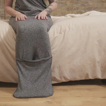 Load image into Gallery viewer, Wearable Sleep Sack with Stretch Knit and Open Foot End for Adults