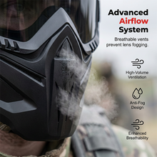 Load image into Gallery viewer, Full Face Goggle Mask with Detachable Goggles and Anti-Fog Lens
