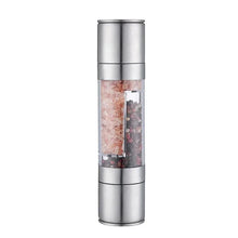 Load image into Gallery viewer, 2 In 1 Stainless Steel Salt and Pepper Grinders