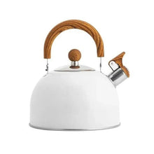 Load image into Gallery viewer, Stovetop Kettle with Automatic Whistle Alert and Even Heat Base for Induction, Gas, Radiant Cooktops