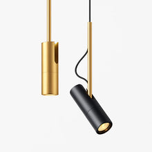 Load image into Gallery viewer, Pendant Light Adjustable Gold Rod Design