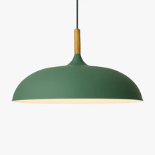 Load image into Gallery viewer, Aluminum Pendant Light with Wooden Rod