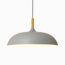 Load image into Gallery viewer, Aluminum Pendant Light with Wooden Rod