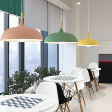Load image into Gallery viewer, Aluminum Pendant Light with Wooden Rod