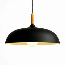 Load image into Gallery viewer, Aluminum Pendant Light with Wooden Rod