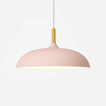 Load image into Gallery viewer, Aluminum Pendant Light with Wooden Rod