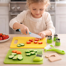Load image into Gallery viewer, Kids Play Kitchen Tool Set with Child Safe Utensils for Pretend Cooking