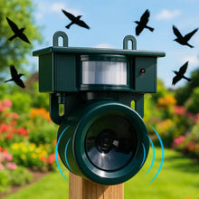 Load image into Gallery viewer, Weather-Resistant Bird Repellent with PIR Motion Sensor and Solar Power