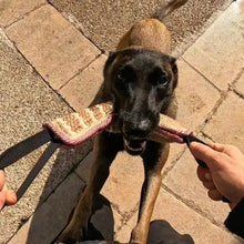 Load image into Gallery viewer, Puppy Training Tug Toy, Natural Jute Interactive Bite Tug