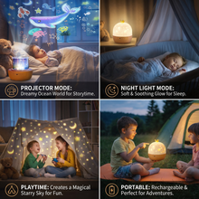 Load image into Gallery viewer, Ceiling Projector for Kids with Built-In Speaker and Starry Sky Themes