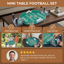 Load image into Gallery viewer, Tabletop Football Game with Sliding Rod Controls and Built In Scoreboard