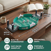 Load image into Gallery viewer, Tabletop Football Game with Sliding Rod Controls and Built In Scoreboard