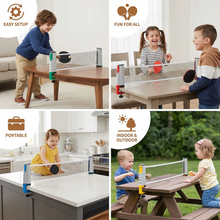 Load image into Gallery viewer, Adjustable Clamp Table Tennis Net with Foldable Frame and Multi Surface Compatibility