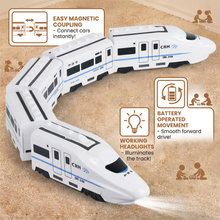 Load image into Gallery viewer, Linkable Train Carriages with Colorful Pieces and Hand Eye Coordination, Toddler Toy