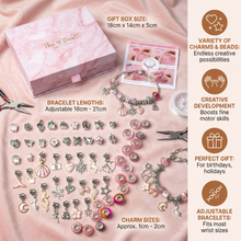 Load image into Gallery viewer, Bead Jewelry Craft Kit with Strings and Clasps for Necklaces, Bracelets, Earrings