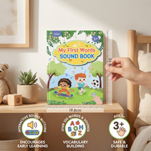 Load image into Gallery viewer, My First Words Interactive English Sound Book with Pressable Audio Buttons for Toddlers