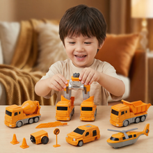 Load image into Gallery viewer, Magnetic Transforming Vehicle Building Set That Turns from Car to Robot