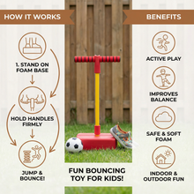 Load image into Gallery viewer, Kids Foam Pogo Jumper Bouncing Toy for Indoor and Outdoor Play