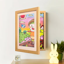 Load image into Gallery viewer, Artwork Storage Frame with Magnetic Access for 150 Drawings