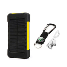 Load image into Gallery viewer, Portable Solar Power Bank with Wireless Charging