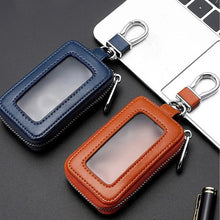 Load image into Gallery viewer, Zippered Keyless Car Key Fob Protector Cover