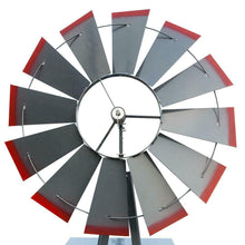 Load image into Gallery viewer, Windmill 8FT Yard Garden Metal Ornamental Wind Mill Weather Resistant Decoration - Zoolase
