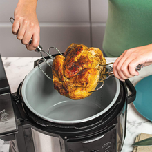Load image into Gallery viewer, Stainless Steel Turkey Lifter Forks with 4 Prong Claws for Poultry and Roasts
