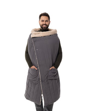 Load image into Gallery viewer, Heated Wearable Blanket with Dual Controls and Power Bank, 5 Heating Zones
