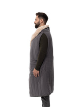 Load image into Gallery viewer, Heated Wearable Blanket with Dual Controls and Power Bank, 5 Heating Zones
