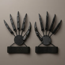 Load image into Gallery viewer, Articulated Finger Extensions Pair with Clawed Digits for Halloween Costumes
